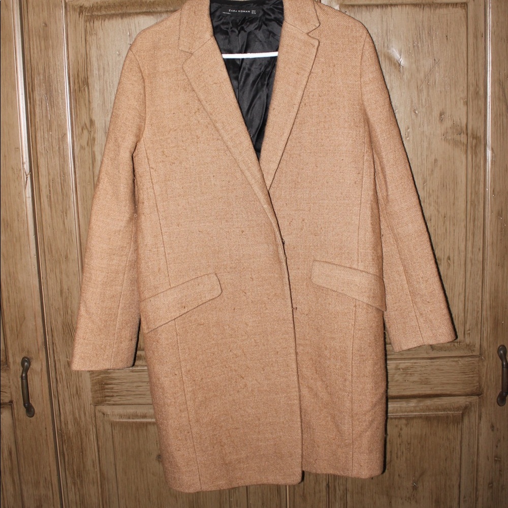 Tan pea coat
